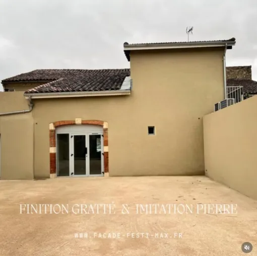 Pose d’enduit de façade à Auch : une finition esthétique et durable pour vos murs extérieurs, Auch, Façade Festi-Max